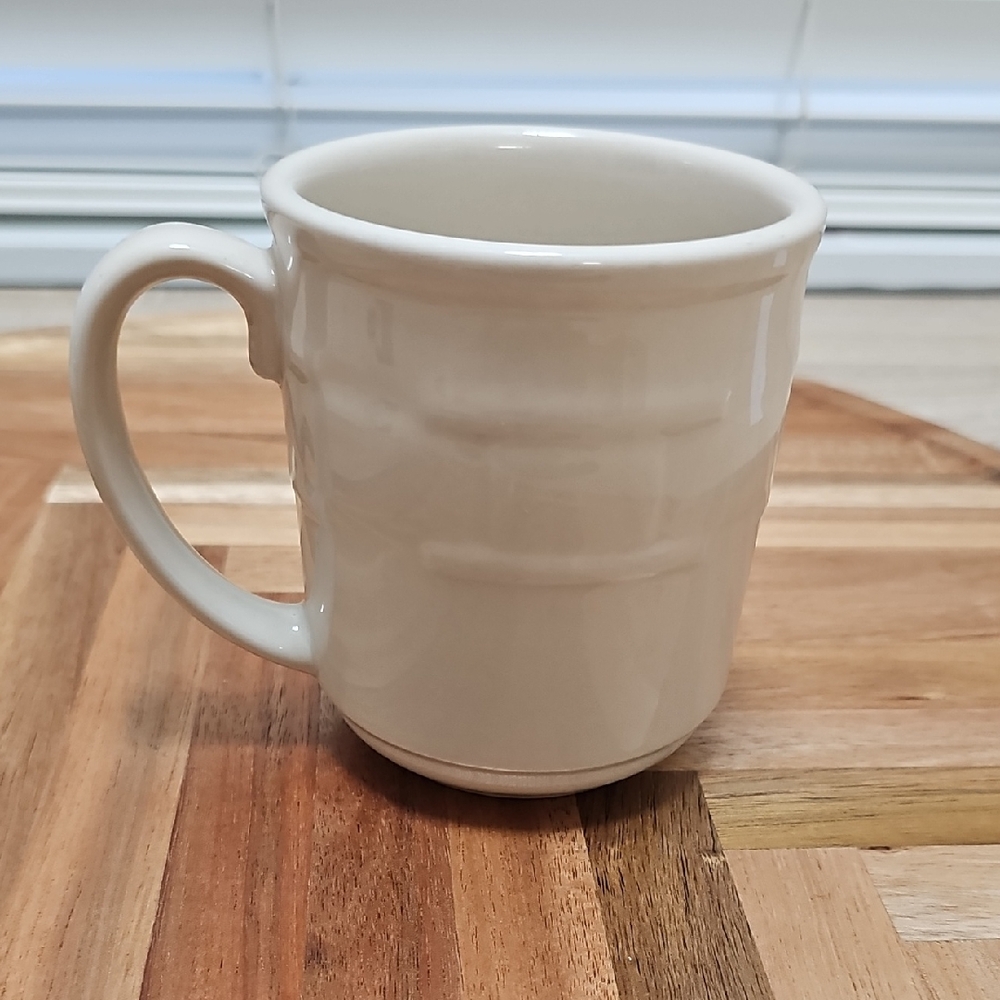 Longaberger Cream Ceramic Coffee Mug